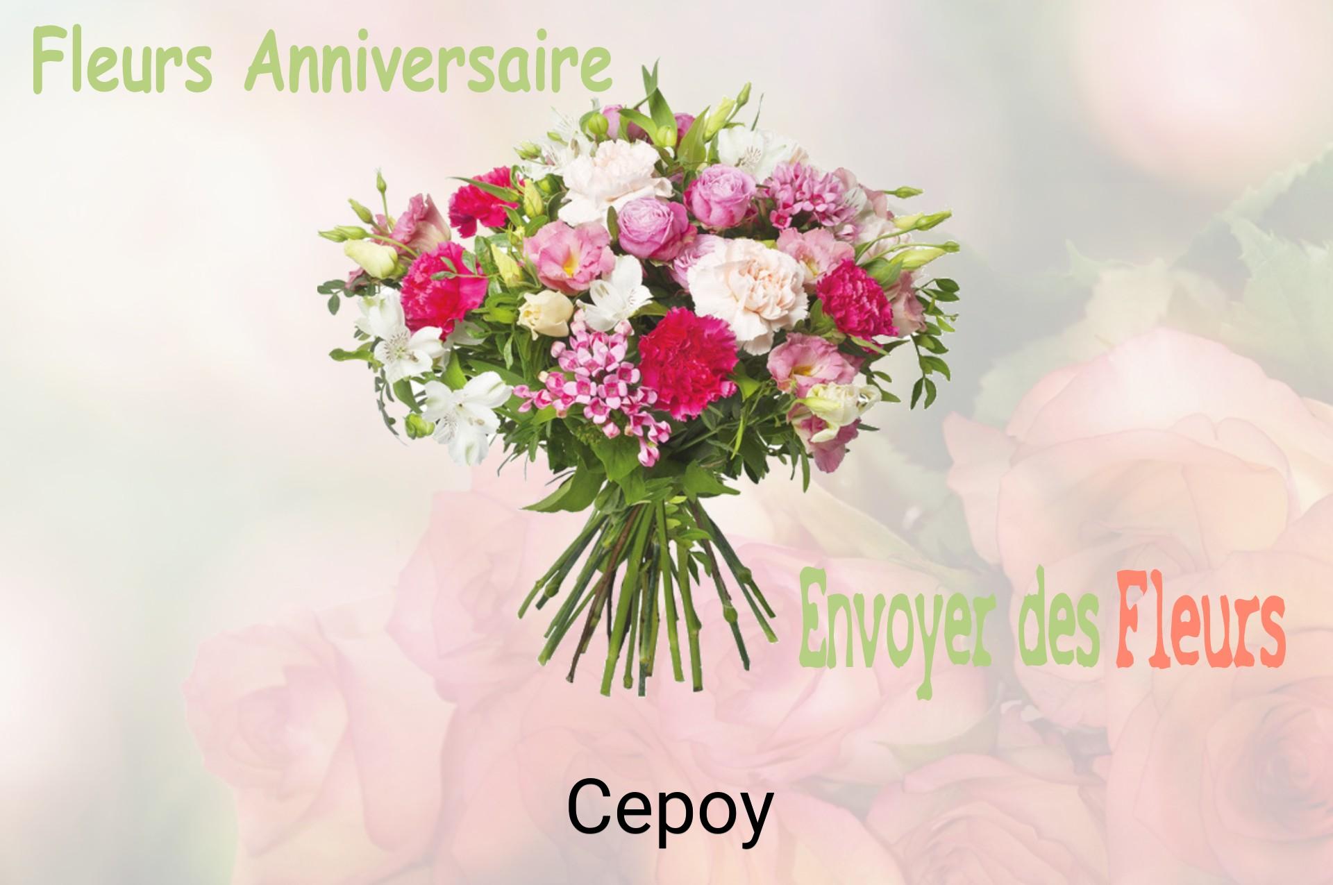 Bouquet de fleurs d’anniversaire livré à Cepoy
