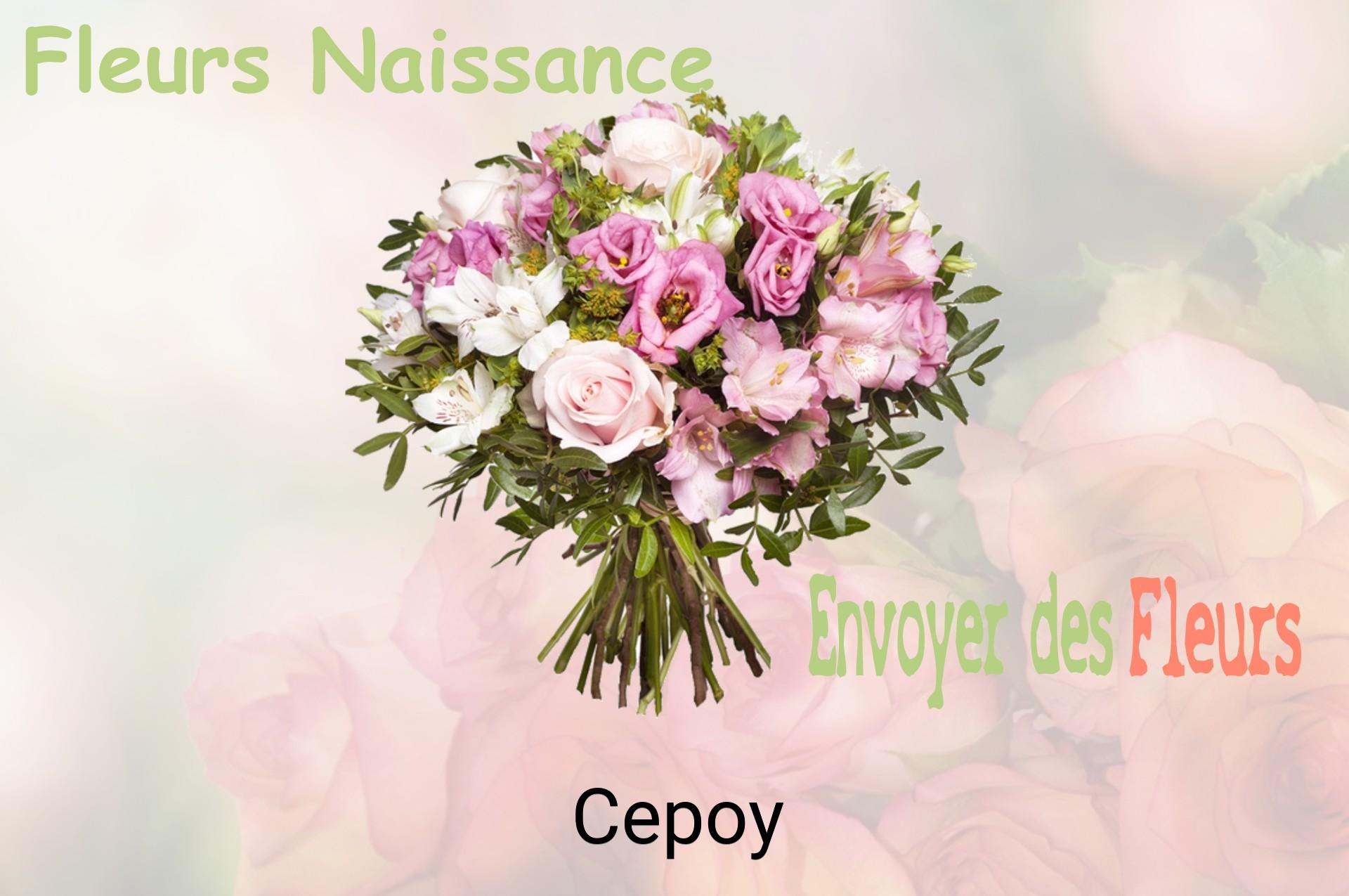 Bouquet de fleurs de naissance livré à Cepoy